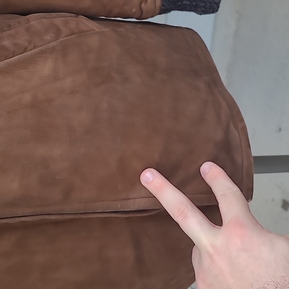 MCGREGOR Suede Scotchguard‎ Leather Mens Large Full Zip Jacket 50s 60s VTG RARE - Picture 6 of 11